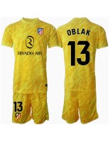 Otroške Nogometnih dresov Atletico Madrid Jan Oblak #13 Vratar Tretji 2024-25 Kratki rokavi (+ hlače)